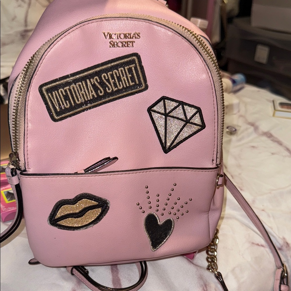 Victoria's Secret Pink Patch Mini Backpack